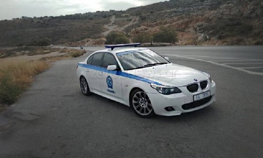 Greek police patrol car.