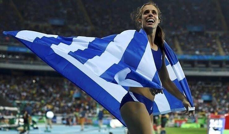 Gold medalist Katerina Stefanidi supports 2021 Tokyo Olympics