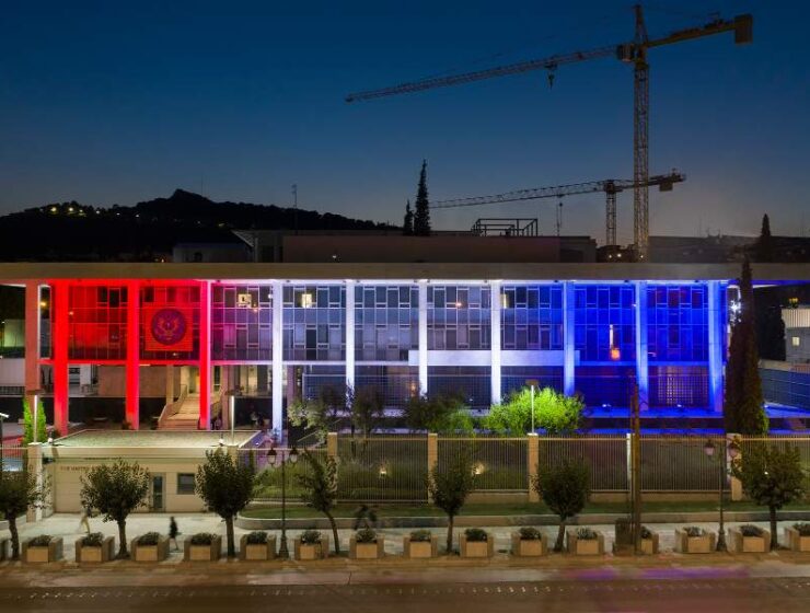 American Embassy in Athens.