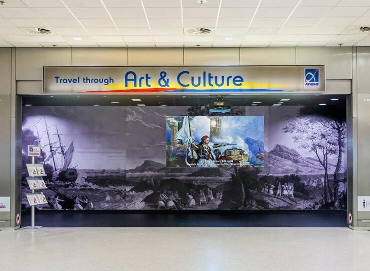 Athens Airport welcomes visitors with an exhibition on the Revolution of 1821