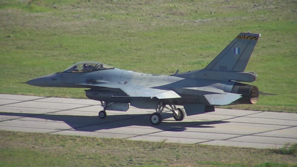 First upgraded F-16 "in the Greek skies"