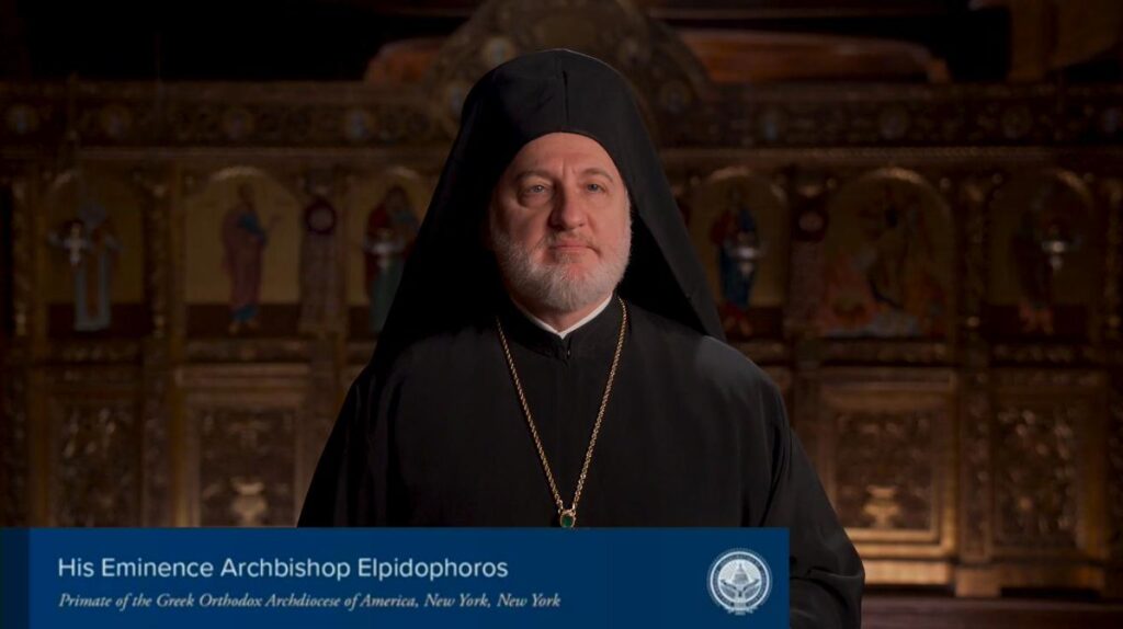 His Eminence Archbishop Elpidophoros at Presidential Inaugural Prayer Service