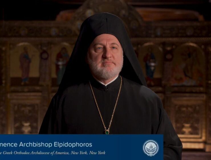 His Eminence Archbishop Elpidophoros at Presidential Inaugural Prayer Service