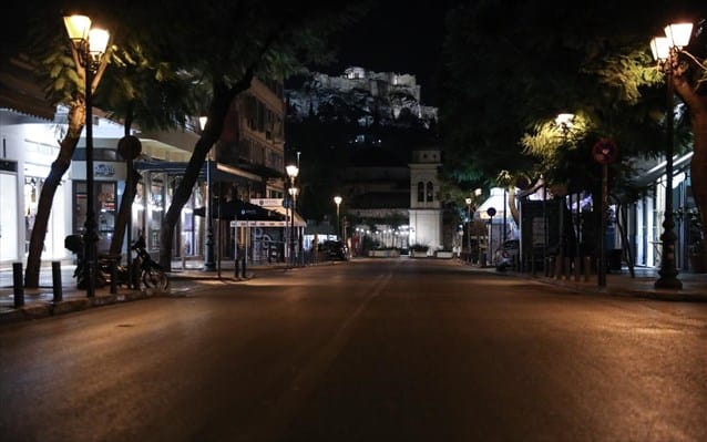 Night curfew in Greece remains in force