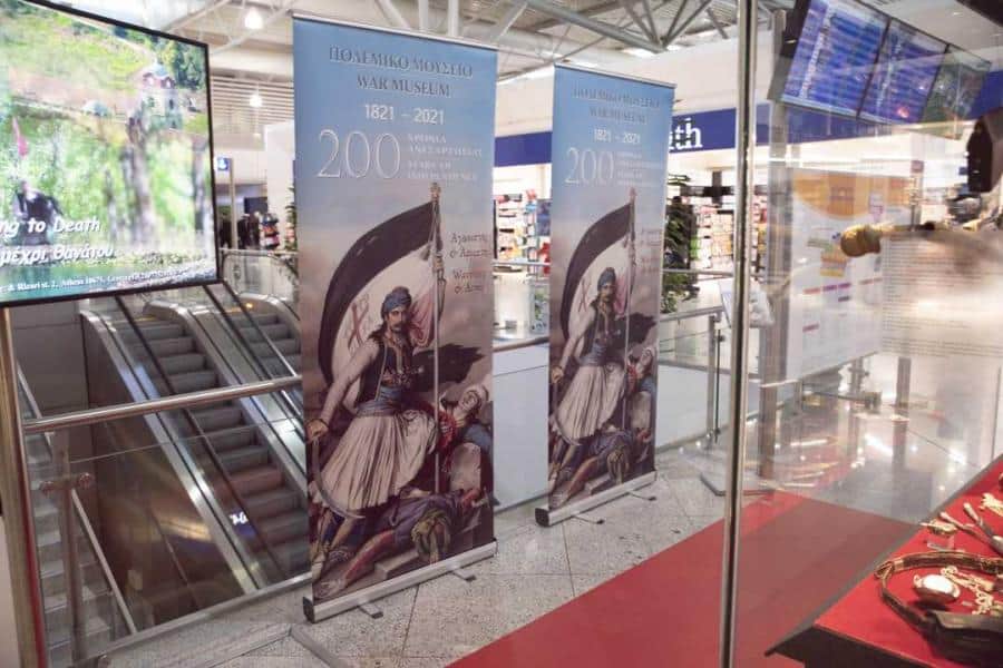 Rare 1821 heroes’ items on display at Athens Airport
