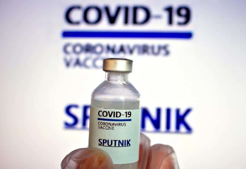 Sputnik V vaccine. Greek