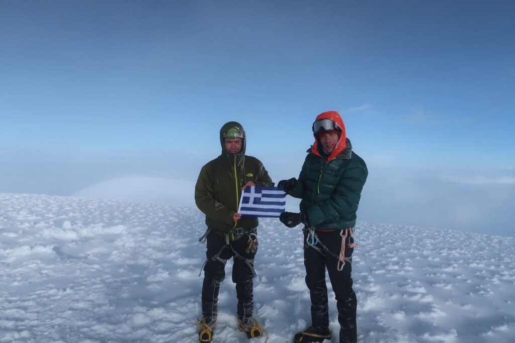 Greek climber Fotis Theocharis conquers Mount Chimborazo