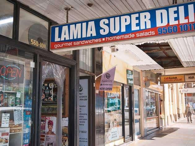 Lamia Super Deli on Marrickville road