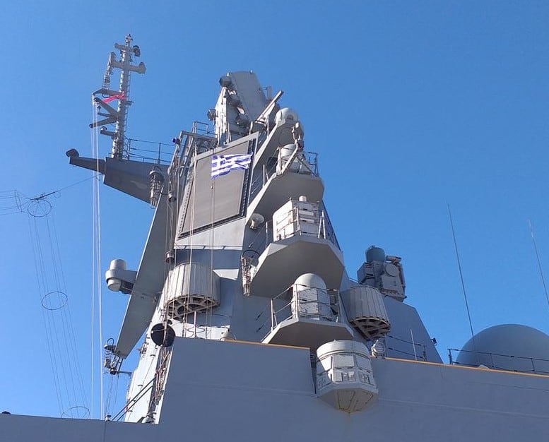 Russian frigate Admiral Kasatonov in Piraeus.