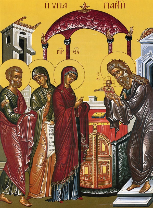 February 2, Feast of the Presentation of Christ to the Temple
