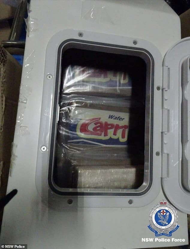 Haul of cocaine from Greece worth $5.8 million found in Sydney hidden inside Capri wafer cones 1