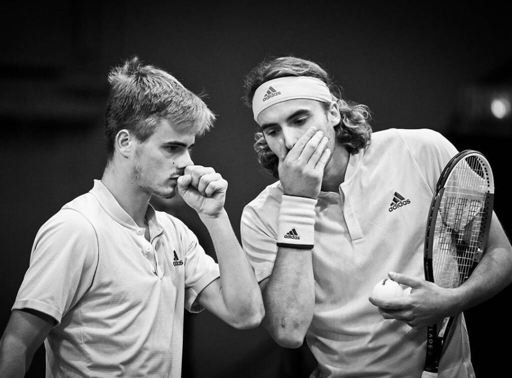 Australian Open men’s doubles - The Tsitsipas brothers take on American duo