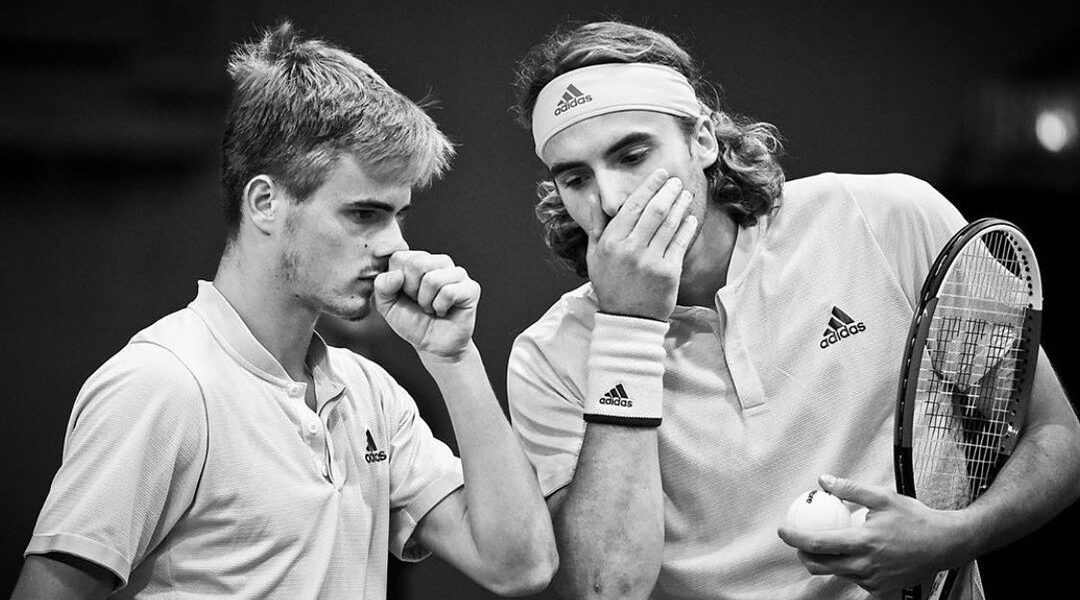 Australian Open men’s doubles - The Tsitsipas brothers take on American duo
