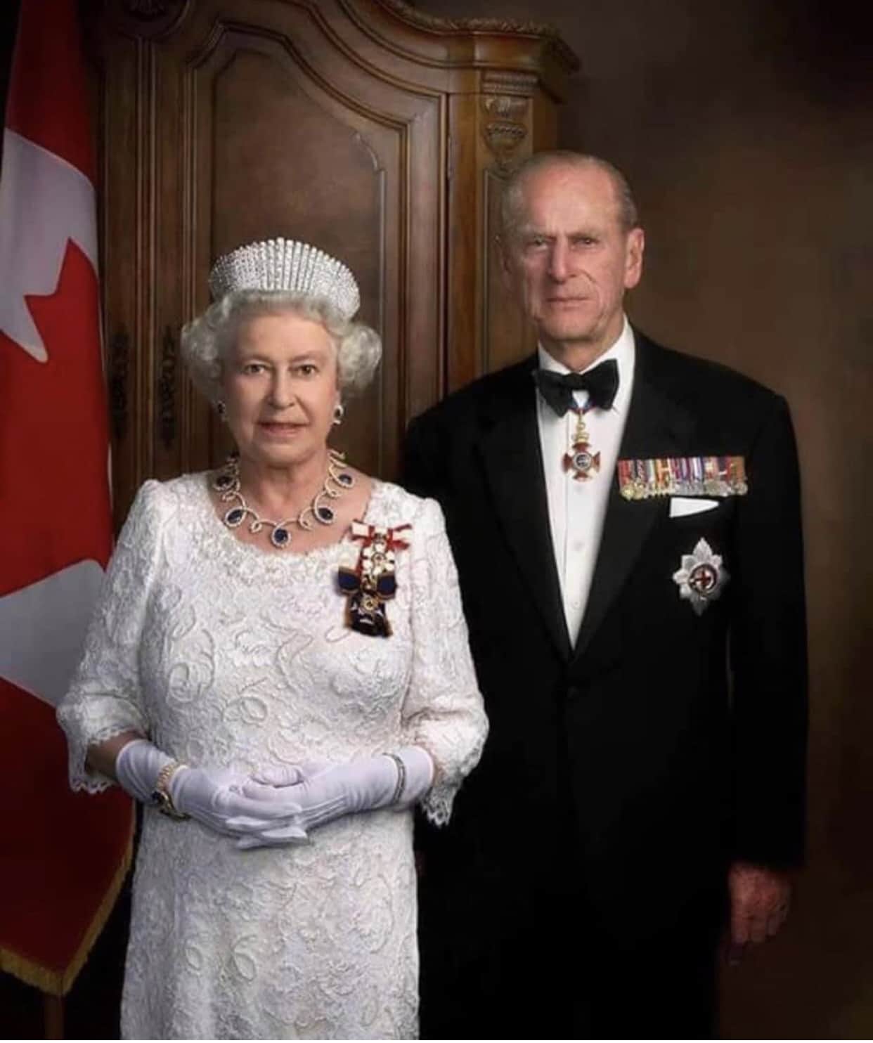 Prince Philip with his wife Queen Elizabeth II 