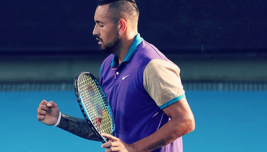 Nick Kyrgios wins first-round match at Australian Open