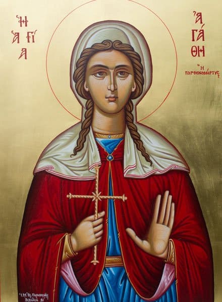 February 5, Feast Day of Agia Agathi