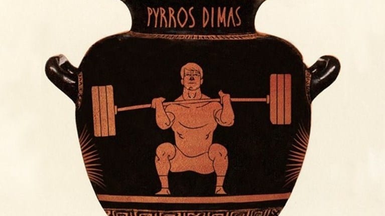 International Olympic Committee honours weightlifting champion Pyrros Dimas