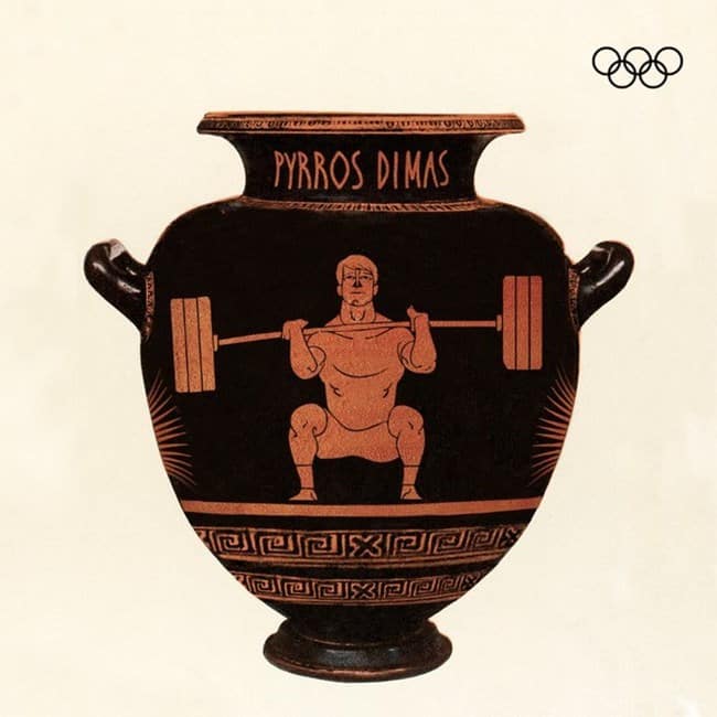 International Olympic Committee honours weightlifting champion Pyrros Dimas