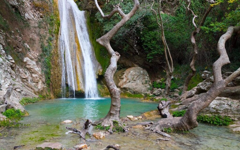 waterfalls in Greece