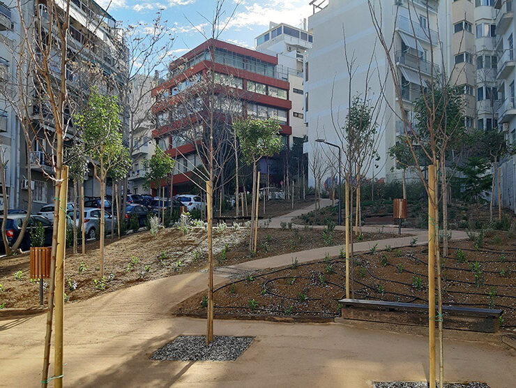 Athens' third "Pocket Park" in Pangrati