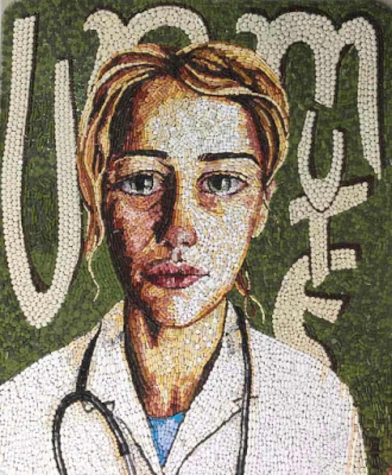 Doctor in Crete creates mosaics made from expired pills 