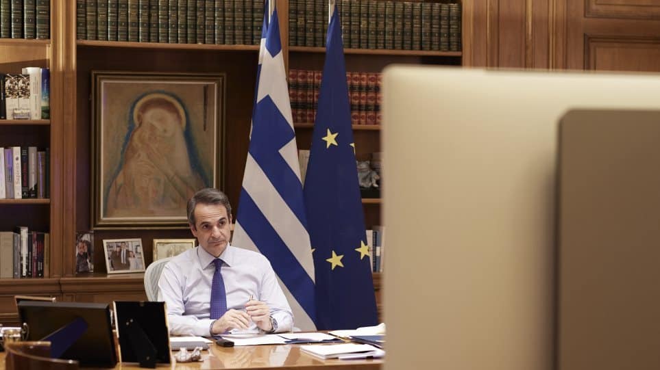 Greek Prime Minister Kyriakos Mitsotakis