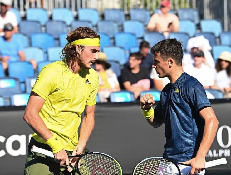 Stefanos Tsitsipas pledges to donate €3,000 for every doubles win with his brother Petros