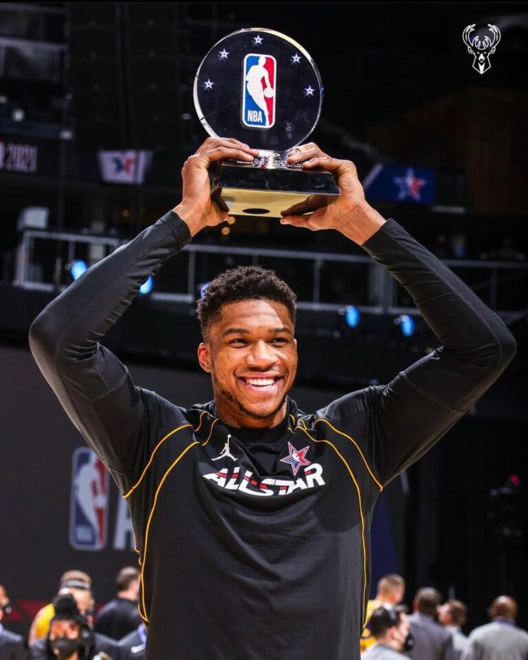 Giannis Antetokounmpo Wins His First NBA AllStar Game Most Valuable Player Award Greek City Times