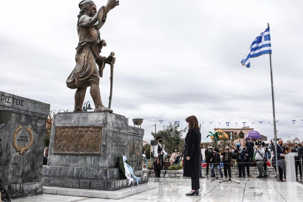 Greek President honours the 'Mani Fighters'