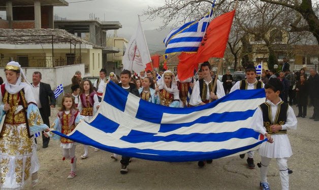 Greeks in Himarra, Albania.