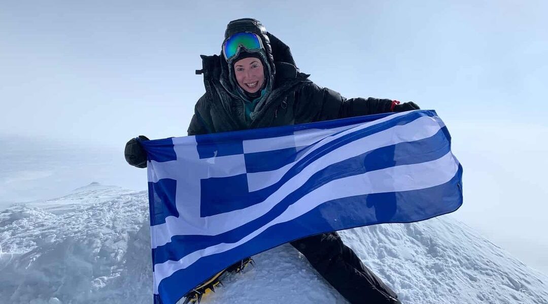 Greek Mountaineer Christina Flampouri celebrates International Women's Day