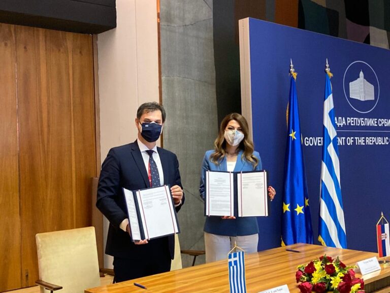 Greece and Serbia sign agreement to restart travel