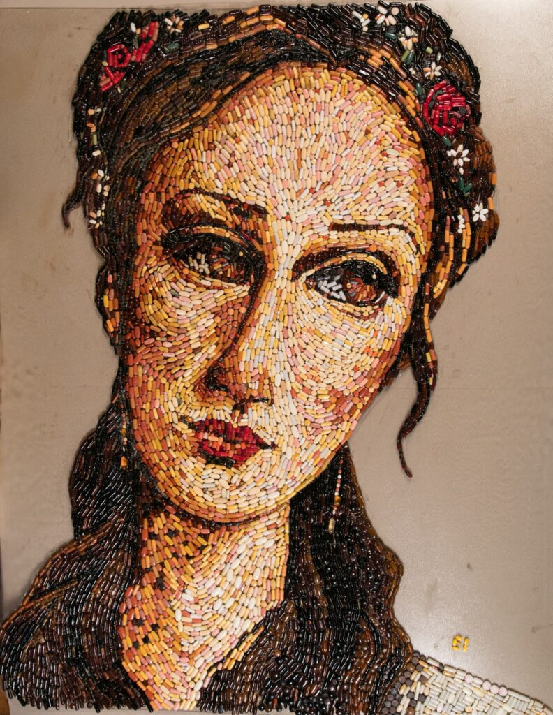 Doctor in Crete creates mosaics made from expired pills 