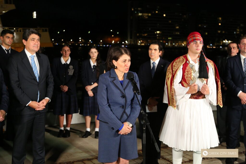 Sydney Opera House lights up for Greece’s Independence Bicentennial