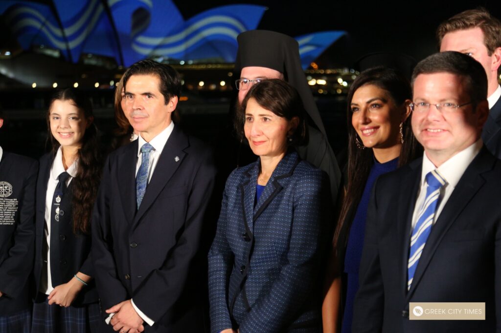 Sydney Opera House lights up for Greece’s Independence Bicentennial