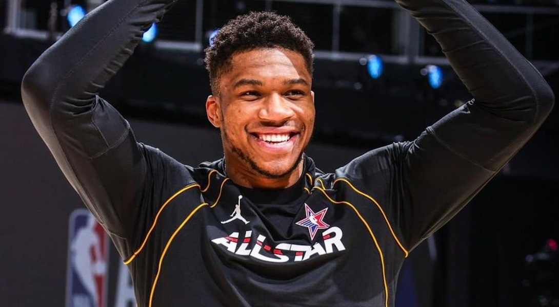 Giannis Antetokounmpo wins his first NBA All-Star Game Most Valuable Player Award