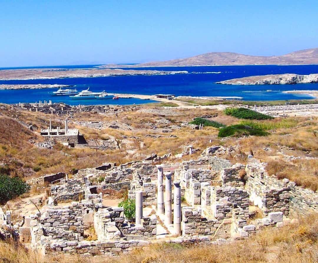 Delos ancient city of Greece