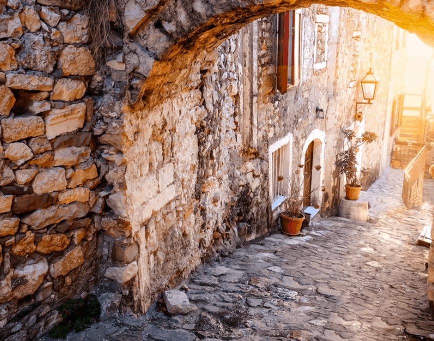 Old Town Rhodes Corfu Greece
