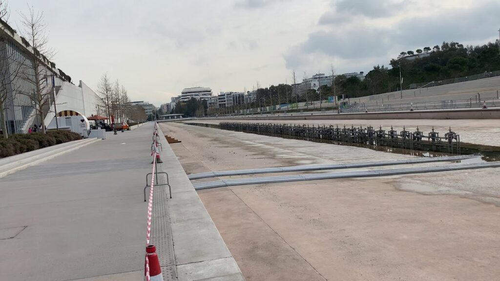 SNFCC canal drained for maintenance work