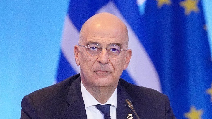 Greek Foreign Minister Nikos Dendias.