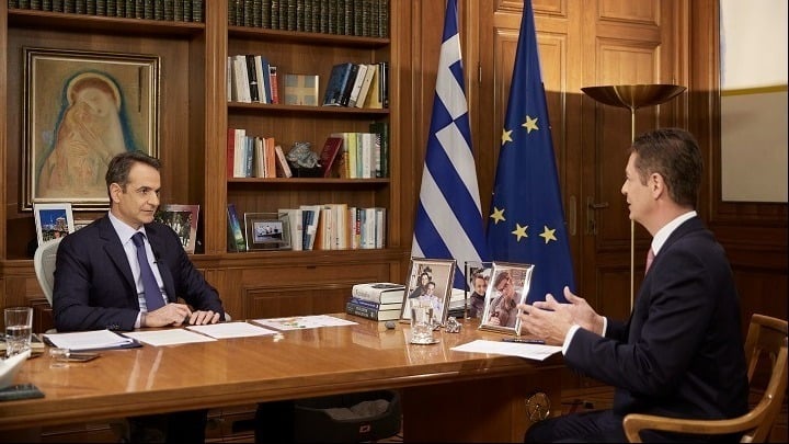 Prime Minister Kyriakos Mitsotakis.