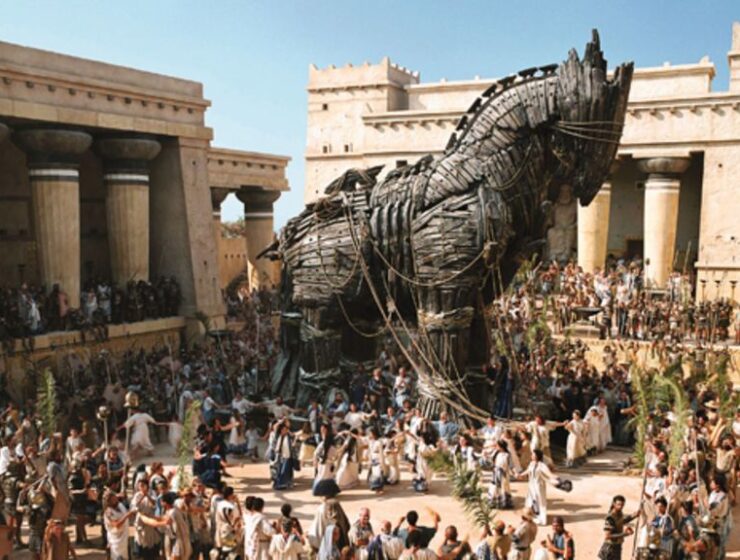 Troy Trojan horse.