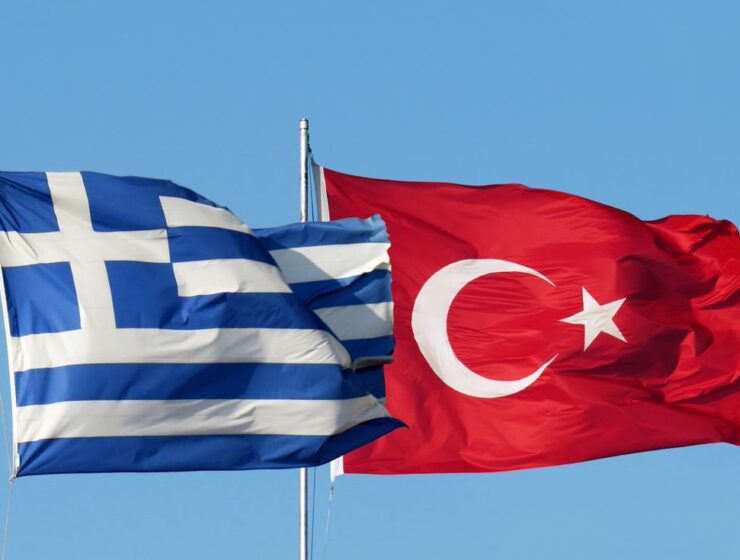 Greek turkish flags