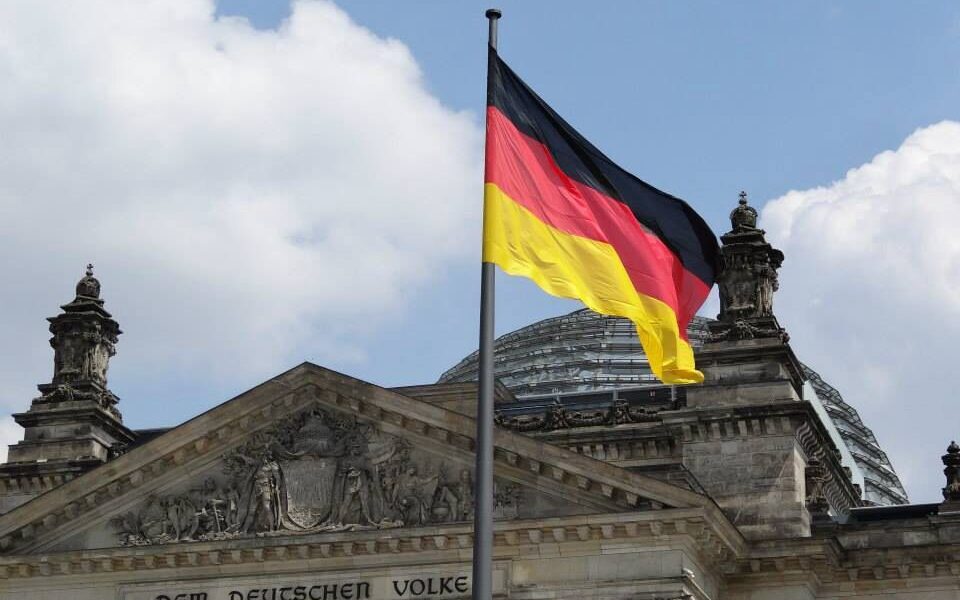 German flag berlin