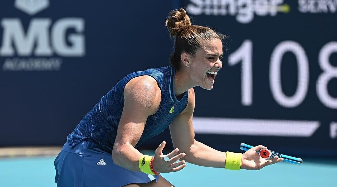Maria Sakkari charges into Miami Open final