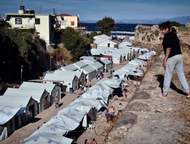 Chios migrant camp