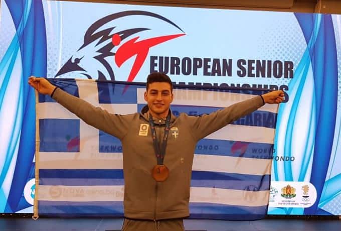 Konstantinos Chamalidis wins bronze at European Taekwondo Championship
