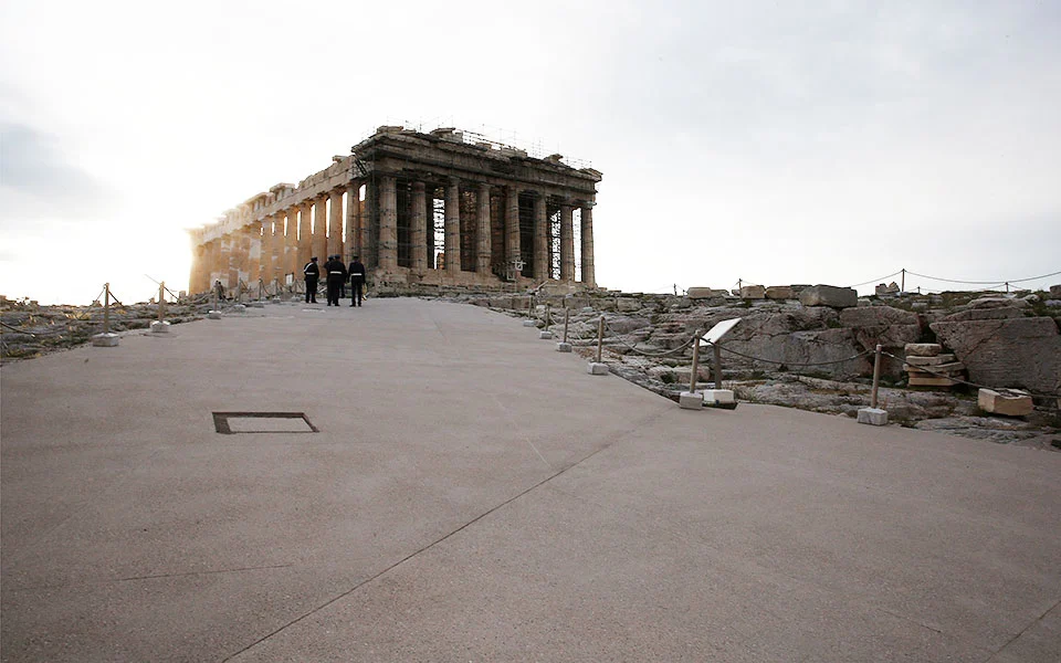 Greece’s decision to cement sections of the Acropolis