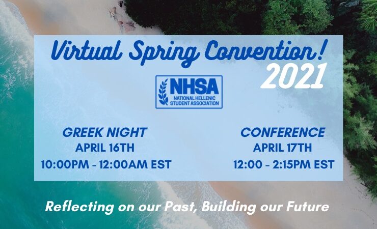 National Hellenic Student Association announce Spring 2021 Virtual Convention