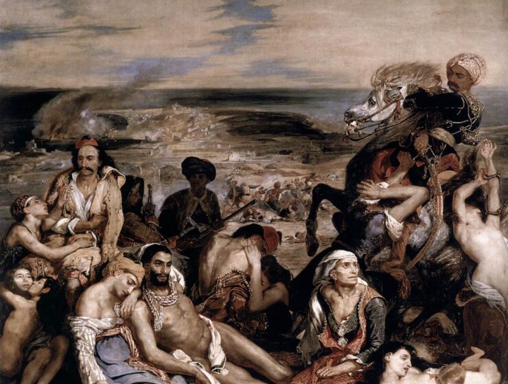 Eugène Delacroix's Massacre of Chios 4 April